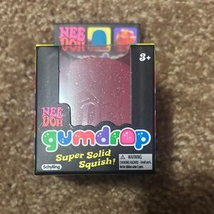 NeeDoh Gumdrop Super Solid Squish! Pink Collectible